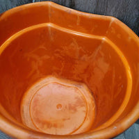 Plastic Water Bucket *gc, dirt, scratches, stains, scrapes, discolored spots
