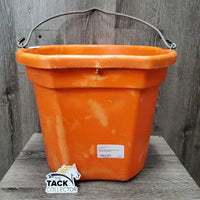 Plastic Water Bucket *gc, dirt, scratches, stains, scrapes, discolored spots
