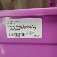 Plastic Grooming Tote *vgc, dirt, scratches
