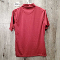 SS Polo Shirt, 1/4 Button Up *vgc, mnr hair