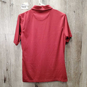 SS Polo Shirt, 1/4 Button Up *vgc, mnr hair