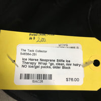 Neoprene Stifle Ice Therapy Wrap *gc, clean, mnr hairy, NO ice/gel packs, older