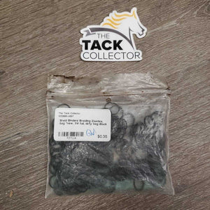Braiding Elastics, bag *new, 1/4 full, dirty bag