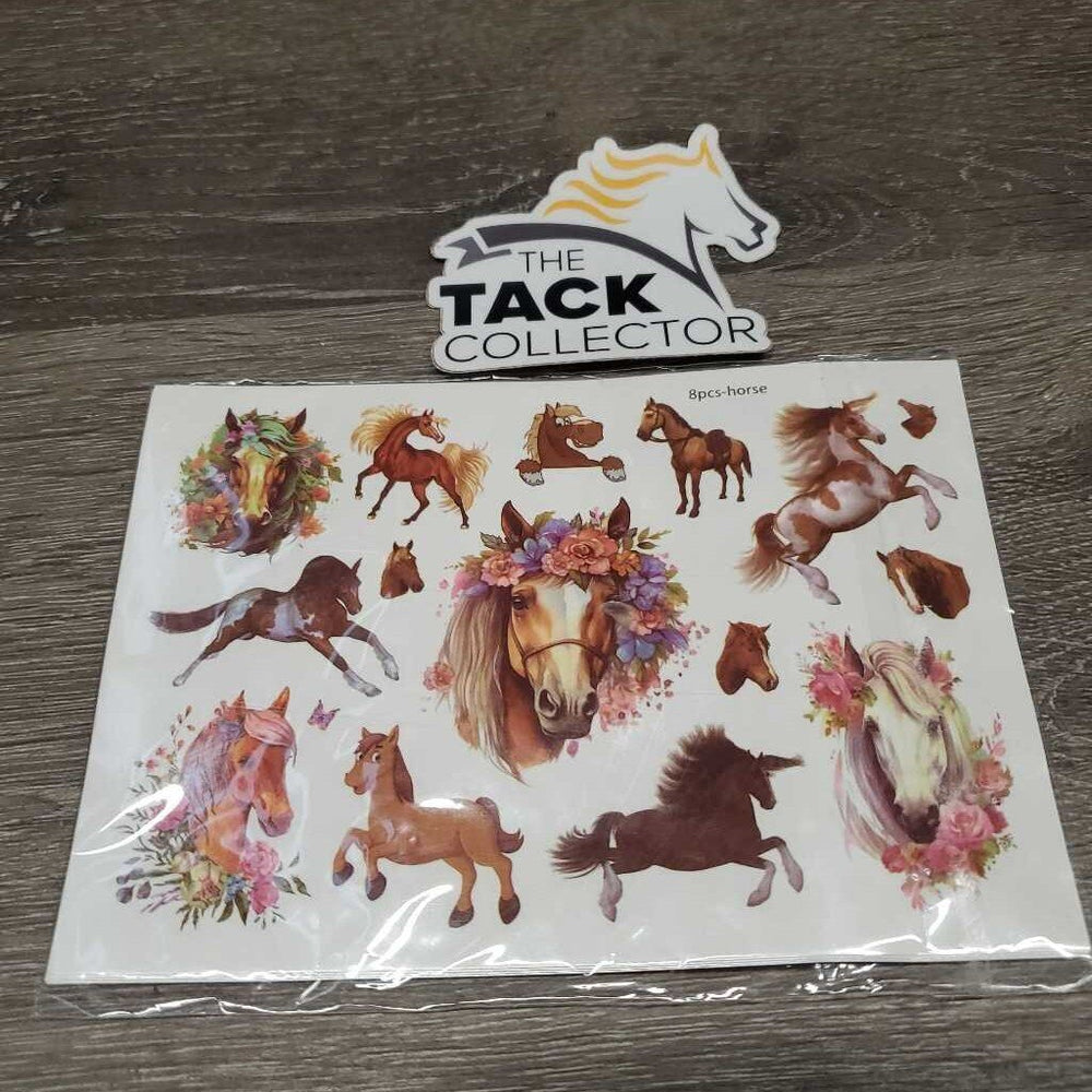 8 pages Horse Stickers, bag *new