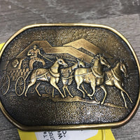 Western Belt Buckle "Chuckwagon" *xc