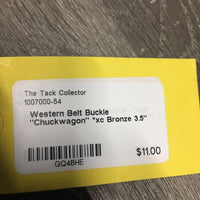 Western Belt Buckle "Chuckwagon" *xc
