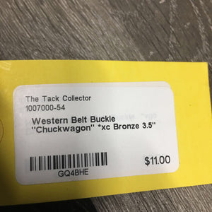 Western Belt Buckle "Chuckwagon" *xc