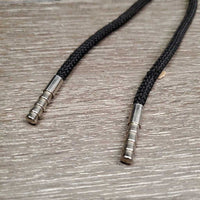 Nylon String Bolo Tie, Bucking Horse *vgc, mnr rubs & frays
