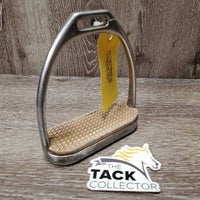 1 ONLY Stirrup Iron, grip *fair/gc, pitted, rust, rubs, clean, stains, thin edges
