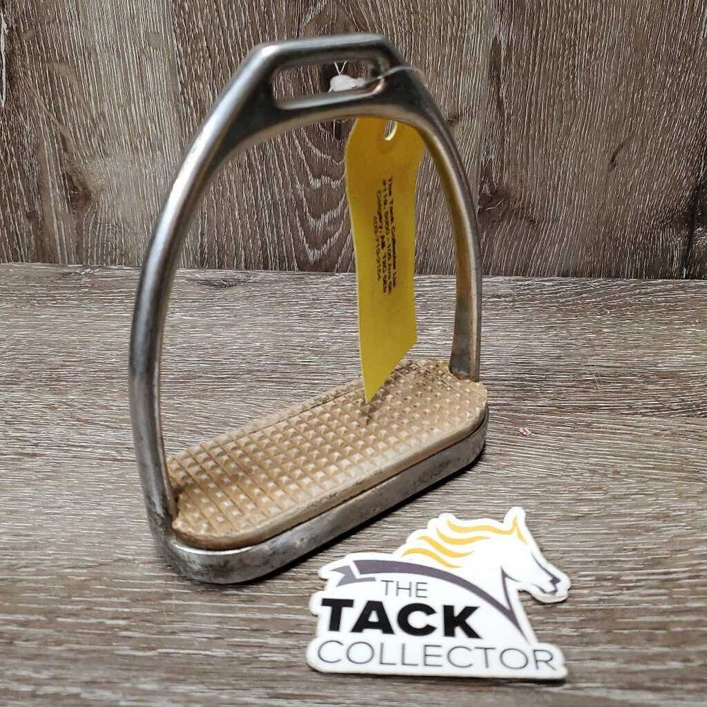 1 ONLY Stirrup Iron, grip *fair/gc, pitted, rust, rubs, clean, stains, thin edges
