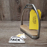 1 ONLY Stirrup Iron, grip *fair/gc, pitted, rust, rubs, clean, stains, thin edges

