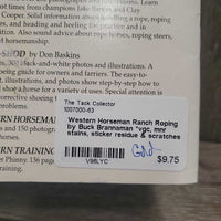 Western Horseman Ranch Roping by Buck Brannaman *vgc, mnr stains, sticker residue & scratches
