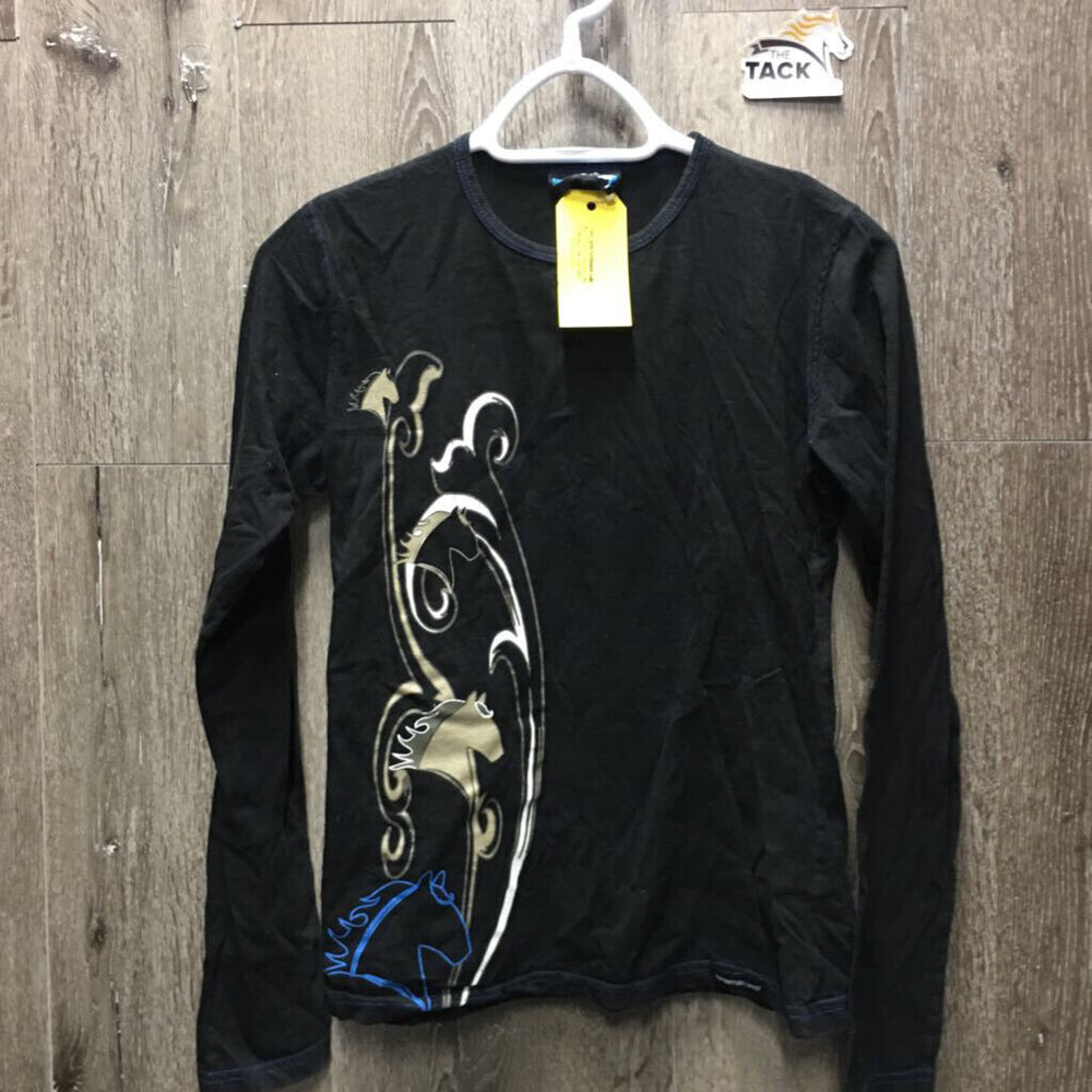 LS T Shirt *vgc, threads, mnr curled edge, older