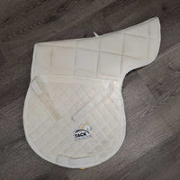 Fitted Quilt Saddle Pad *fair, pills, v. dingy, threads, stains, mnr hair, clumpy
