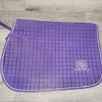 Quilt Jumper Saddle Pad, "Santa Anita, 2013" *gc, dirty, stains, hair
