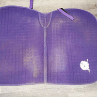 Quilt Jumper Saddle Pad, "Santa Anita, 2013" *gc, dirty, stains, hair
