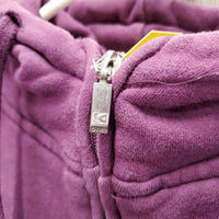 Hvy Sweatshirt Hoodie Jacket, "Love it, Live it, Ride it" *vgc, mnr fading, shrunk?, mnr threads
