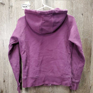 Hvy Sweatshirt Hoodie Jacket, "Love it, Live it, Ride it" *vgc, mnr fading, shrunk?, mnr threads