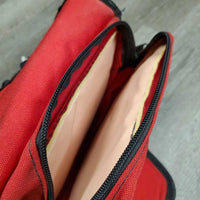 Thick Padded Saddle Trail Horn Bag *vgc, v.mnr dirt, stains, older, No Ties
