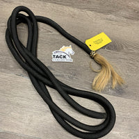 Horsemanship Nylon Lead Rope, Horsehair tassel *xc/like new, 0 hardware
