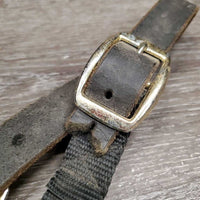 Nylon Breakaway Halter, spring snap *fair, broken crown, v.dirty, rusty, v.tight snap
