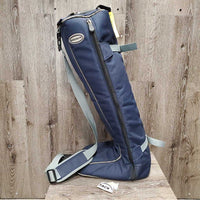 Tall Padded Boot Bag, zipper, shoulder strap *vgc, clean inside, mnr outside dirt/dust, older
