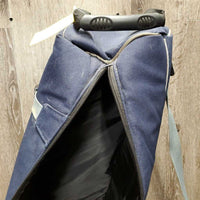 Tall Padded Boot Bag, zipper, shoulder strap *vgc, clean inside, mnr outside dirt/dust, older
