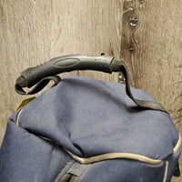 Tall Padded Boot Bag, zipper, shoulder strap *vgc, clean inside, mnr outside dirt/dust, older
