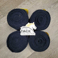4 Fleece Polos *gc, clean, v.clumpy, v.pilly edges