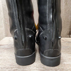 Pr Field Boots, zips, cardboard inserts *xc/like new, clean, soap film, scuffs, older?