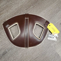 Leather & Felt Poll Guard Head Bumper *like new, clean, mnr edge stains, marker