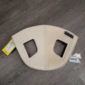 Leather & Felt Poll Guard Head Bumper *like new, clean, mnr edge stains, marker