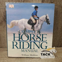 Complete Horse Riding Manual by William Micklem *vgc, mnr dirt, bent & curled edges
