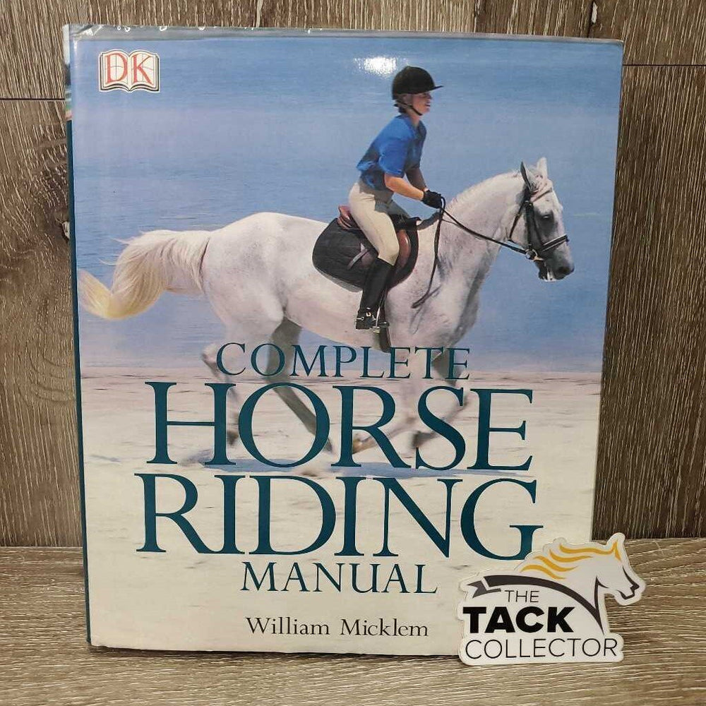 Complete Horse Riding Manual by William Micklem *vgc, mnr dirt, bent & curled edges