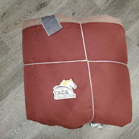 Med Winter Blanket, 1 leg *gc, wpf, clean, older, faded, tears, pills, snags, stains, mnr hair
