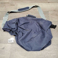 Hvy Saddle Carry - Storage Bag, shoulder strap, fleece lined *gc, hairy, Broken buckle
