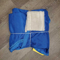 Rain Sheet, front snaps, 2 legs *vgc, v. wpf, mnr dirt, hair, dust
