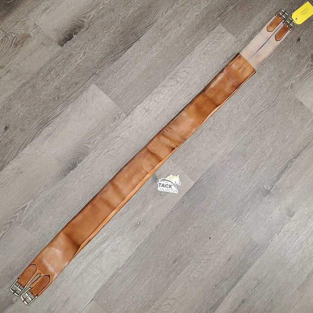 Vintage Tri Fold Girth, x1 long els *gc, older, stains, creases, older, cracks, curled/flat edges