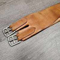 Vintage Tri Fold Girth, x1 long els *gc, older, stains, creases, older, cracks, curled/flat edges
