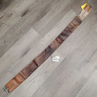 Vintage Tri Fold Girth, x1 long els *gc, older, stains, creases, older, cracks, curled/flat edges

