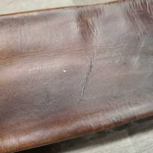 Vintage Tri Fold Girth, x1 long els *gc, older, stains, creases, older, cracks, curled/flat edges