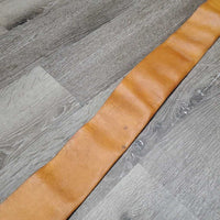 Vintage Tri Fold Soft Leather Girth, x1 long els *xc, clean, stains, older
