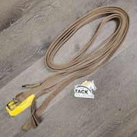 Thick Double Nylon Draw Reins, loop ends *vgc, older, mnr edge rubs, loose threads & snags
