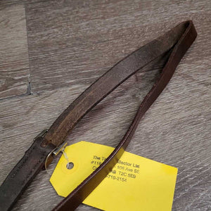 Flat Running Martingale *gc, older, creases, clean, no stopper, xholes, rubs, rust