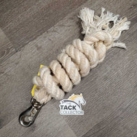 Thick Cotton Lead Rope, Bull Snap *vgc, clean, stains, mnr snags
