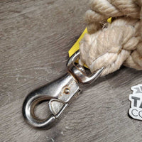 Thick Cotton Lead Rope, Bull Snap *vgc, clean, stains, mnr snags
