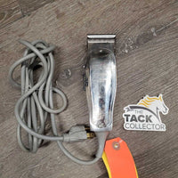 VINTAGE Trimming Clippers, adjustable blades, cover, box *vgc, clean, loose switch, WORK, SOUND LOUD/OK
