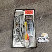 VINTAGE Trimming Clippers, adjustable blades, cover, box *vgc, clean, loose switch, WORK, SOUND LOUD/OK
