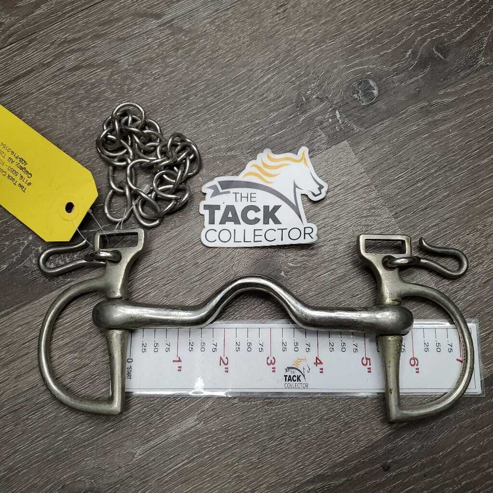 High Port Kimberwick Bit, chain *gc, older, dirty, scuffs, scratches, discolored?