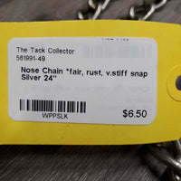 Nose Chain *fair, rust, v.stiff snap
